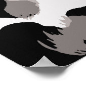Tier, Leopardentextur, Background abstract, africa Poster (Ecke)