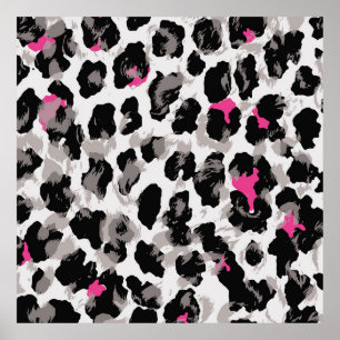 Tier, Leopardentextur, Background abstract, africa Poster