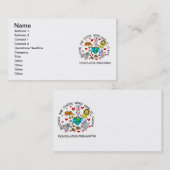 Tier-Liebe die ErdT - Shirts und -geschenke Visitenkarte (Vorne/Hinten)