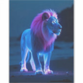 Tier Magie Leo Aufkleber (Vorderseite)