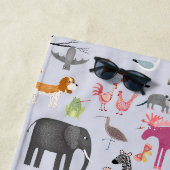 Tier-Menagerie Strandtuch (Beispiel)