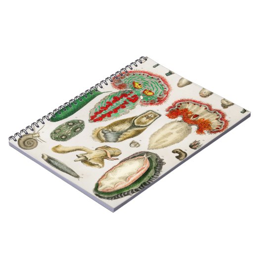 Tier mit Tentacles Illustration Notizblock (Linke Seite)