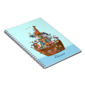 Tier-Noahs Arche - Notizbuch Notizblock (Rechte Seite)