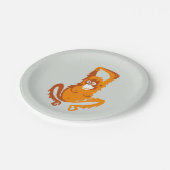 Tier- ORANGUTAN - Wildtiere - Natur- Party Pappteller (Schrägansicht)