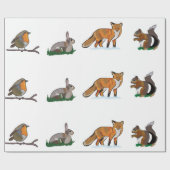 Tier-Packpapier Geschenkpapier (Flach)