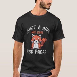 Tier Panda Bär Bambus Roter Panda T-Shirt