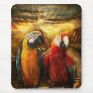 Tier - Papagei - Papageien-Krankheit Mousepad