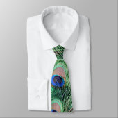Tier - Pfau Krawatte (Gebunden)