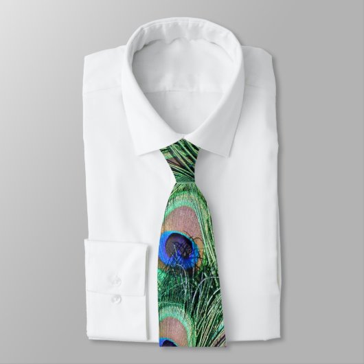Tier - Pfau Krawatte (Gebunden)