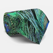 Tier - Pfau Krawatte (Gerollt)