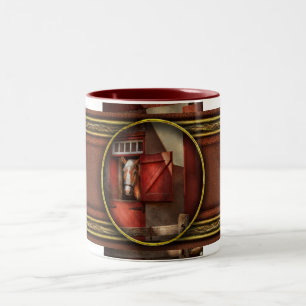 Tier - Pferd - Calvins Haus Zweifarbige Tasse
