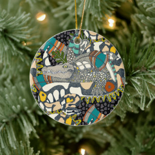 Tier-Pop Keramik Ornament