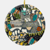Tier-Pop Keramik Ornament (Hinten)