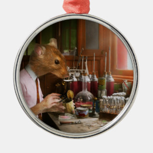 Tier - Ratte - Die Laborratte Ornament Aus Metall