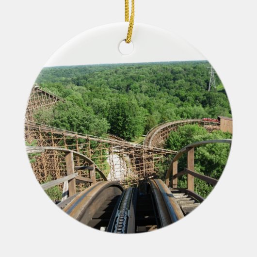 Tier-Rollen-Untersetzer an Königen Island Keramikornament (Vorne)