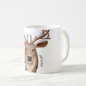 Tier-Rotwild-Jäger-Jagd-Tasse Kaffeetasse (VorderseiteRechts)
