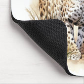 Tier-Safari Leopard Mousepad (Ecke)
