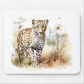 Tier-Safari Leopard Mousepad (Vorne)