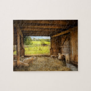 Tier - Schaf - Schafe zählen Puzzle