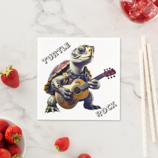 Tier Schildkröte Cartoon Karikatur Serviette