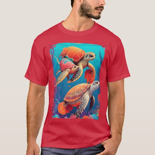 Tier-Schildkröte Haustierjunge T-Shirt (Vorderseite)