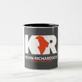 Tier-Schongebiet-Tasse Kevins Richardson Zweifarbige Tasse (Mittel)
