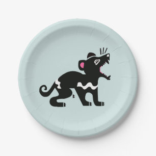 Tier - Tasmanischer DEVIL - Australien - Party Pappteller