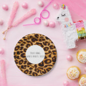Tier, Tierdruck, Leopard, Geparden Pappteller (Party)