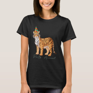 Tier Tiger Geburtstag Kinder Tiger Geburtstag T-Shirt