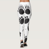 Tier- und Vogelfuß Leggings (Rückseite)
