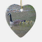 Tier-Verzierung der Kanada-Gans-Baby-3 Keramik Ornament (Rechts)