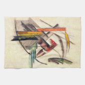 Tier von Franz Marc, Vintage Ausdruckskunst Geschirrtuch (Horizontal)