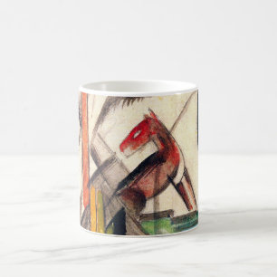 Tier von Franz Marc, Vintage Ausdruckskunst Kaffeetasse