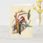 Tier von Franz Marc, Vintage Ausdruckskunst Karte (Gelbe Blume)