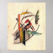 Tier von Franz Marc, Vintage Ausdruckskunst Poster (Vorne)
