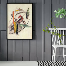 Tier von Franz Marc, Vintage Ausdruckskunst Poster