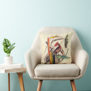 Tier von Franz Marc, Vintage-Expressionismus-Kunst Kissen