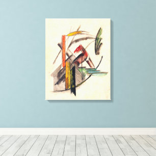 Tier von Franz Marc, Vintage-Expressionismus-Kunst Leinwanddruck