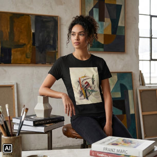 Tier von Franz Marc, Vintage-Expressionismus-Kunst T-Shirt