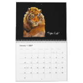 Tier-Wasserfarben-Kalender Kalender (Jan 2027)
