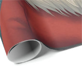 Tier Weihnachten Santa  Geschenkpapier (Rolleneckpunkt)
