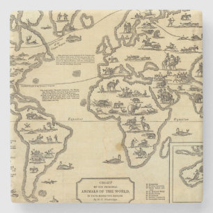 Tier-Welt Steinuntersetzer