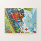 Tier Zug Abenteuer Puzzle (Horizontal)