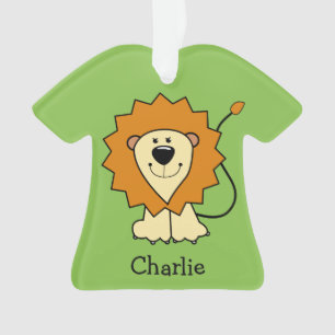 Tierabbildungen individuelle Name Kinderschmuck Ornament