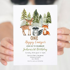 Tierabenteuercamper Geburtstagsveranstaltung Einladung