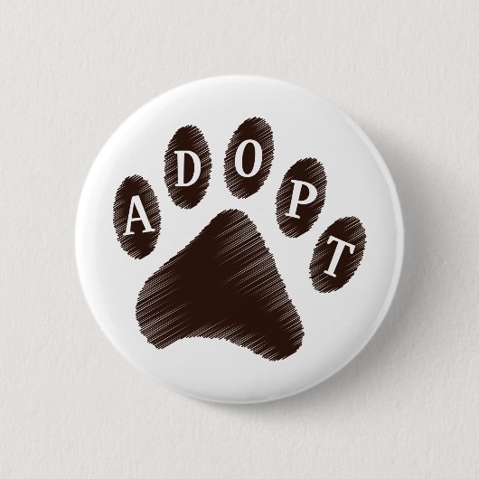 TierAdoption Button (Vorderseite)
