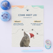 Tieradoption-Tierheim-Spenden-Flyer Flyer (Einzeln)