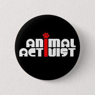 Tieraktivist Button