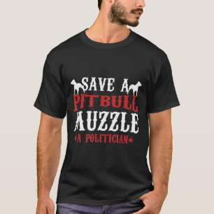 Tieraktivist Pitbull Hundebesitzer Rettete einen P T-Shirt