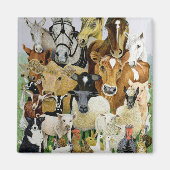 Tierallsorten Magnet (Vorne)